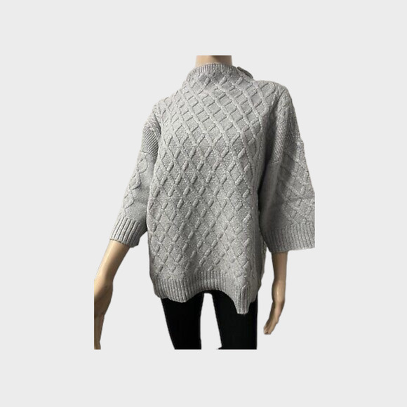 Vince Camuto Sweaters - Vince Camuto | Cable Stitch Mock Neck Sweater | Large